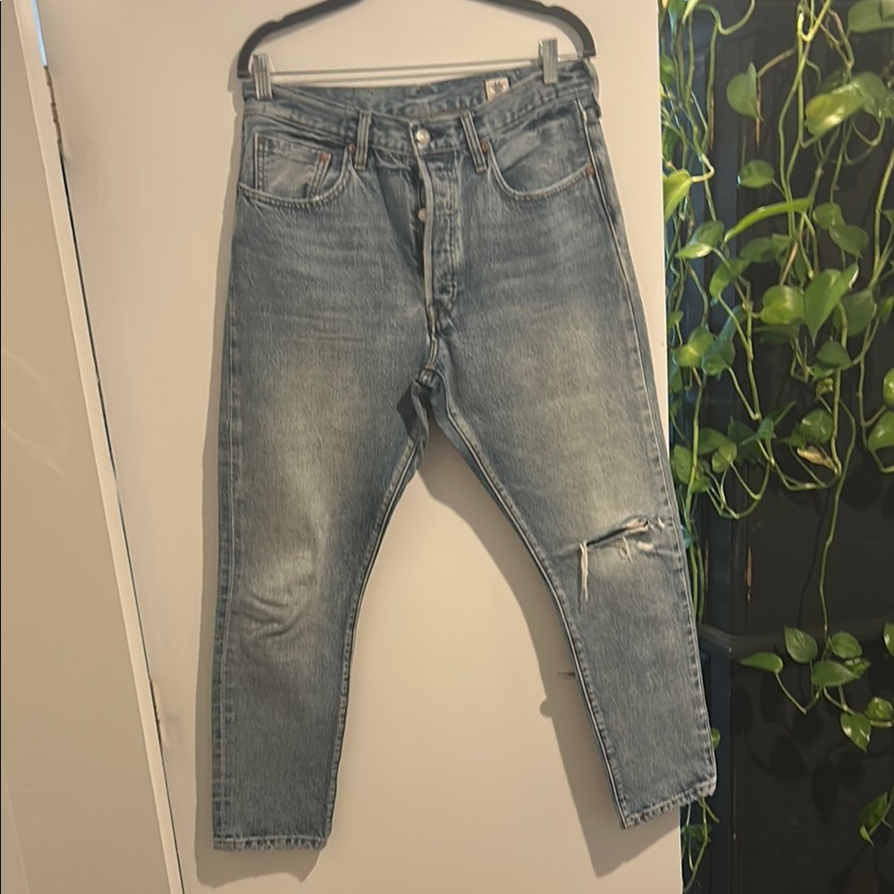 Levi’s White Oak Cone Denim 501 Jeans